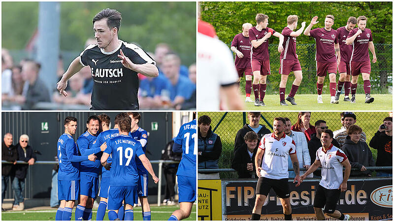 Wer darf am Ende jubeln: Der TSV Pfarrweisach um Daniel Schneidawind oder der VfB Einberg in der Kreisliga Coburg? Und der FC Mitwitz oder der FC Kronach in der Kreisliga Kronach/Lichtenfels?