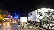 Verlorener Lkw-Anhänger sorgt für schweren Unfall auf der A9