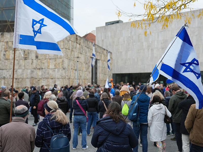 Feier zur Freilassung der Geiseln der Hamas in München
