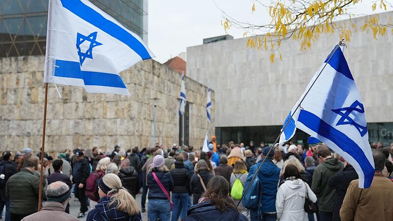 Feier zur Freilassung der Geiseln der Hamas in München