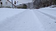 Schnee in Bad Br&uuml;ckenau: Bis zum Morgen des 2. Januars hat es &uuml;ber 10 Zentimeter Neuschnee gegeben.
