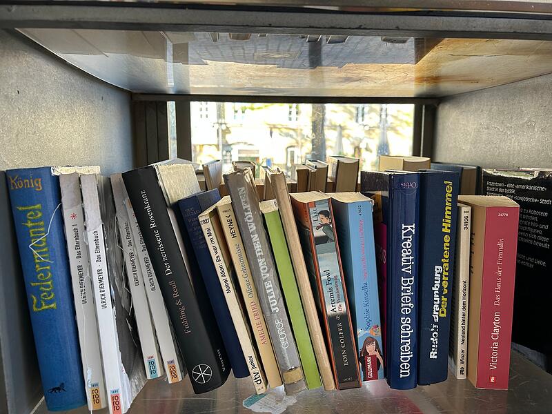 Bücherschrank Küps soll einen offenen Bücherschrank bekommen.