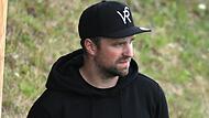 Der Katschenreuther Sebastian Wirth musste sich nach einer Gelb-Roten Karte den Rest der Schlappe von der Waischenfelder Tribüne aus ansehen.