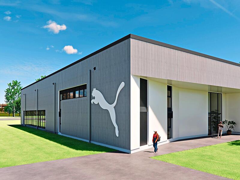 So soll die Erweiterung des Puma-Headquarters in Herzogenaurach aussehen. Puma
