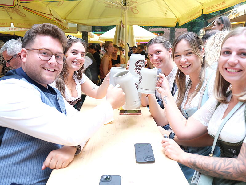 Die Stimmung am Annafest-Sonntag war ausgelassen.Annafest Sonntag 2026