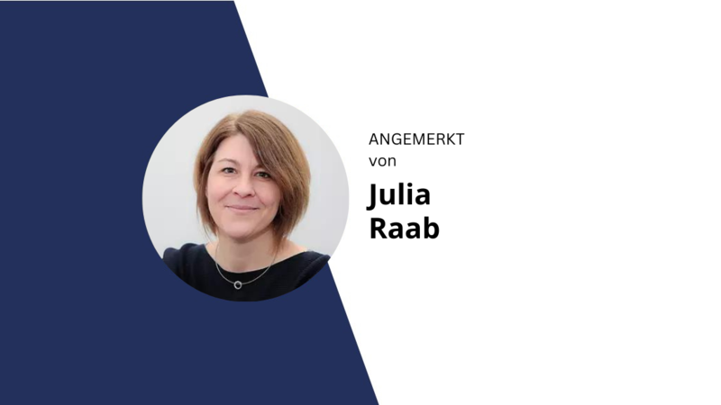 Angemerkt von Julia Raab