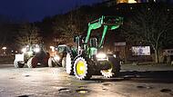 Am 19. Dezember haben die Bauern in Kulmbach gegen die Ampel-Pläne protestiert. Weitere Aktionen sollen im Januar folgen.