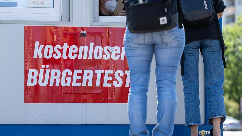 Corona-Schnelltestzentrum in Leipzig