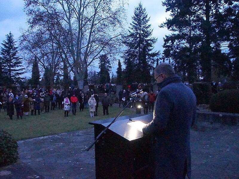 Weihnachtsfeier Bamberg Ehrenfriedhof