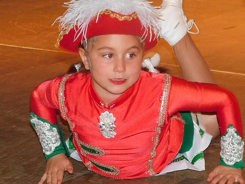 Auch Tanzmariechen Mina Meins erhielt viel Beifall.