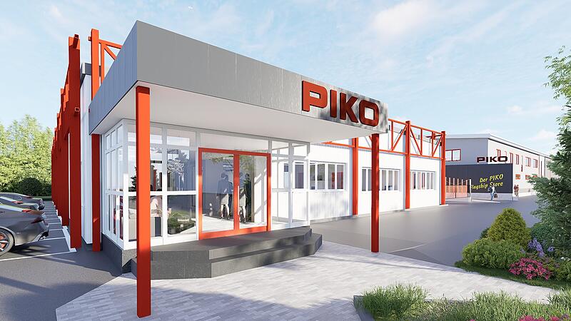 So soll das neue Kundencenter von Piko in Sonneberg aussehen.