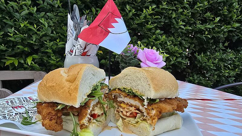 Auch in der Sandwich-Variante ist das Schnitzel beliebt.