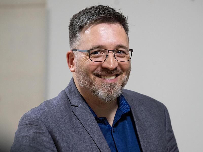 Der Elektrotechniker Christian Häberle will künftig in Untermerzbach die Strippen ziehen.