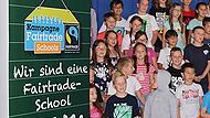 Beim Fairtrade-Gedanken werden auch Kinder einbezogen. Schulklassen wie hier die 3b und 4d von der Grundschule Ebern können sich als „Fairtrade-Schulen“ bewerben.