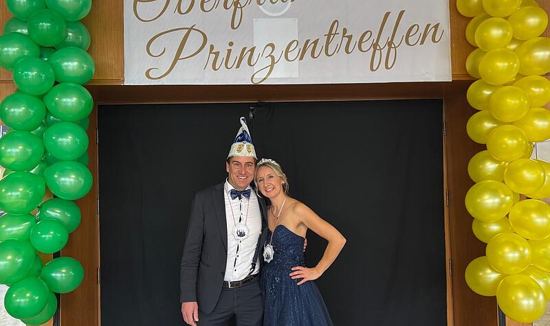 Magdalena und Michael Hudasch beim Prinzenpaar-Treffen in Tirschenreuth Magdalena und Michael Hudasch beim Prinzenpaar-Treffen in Tirschenreuth