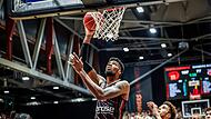 In den bisherigen drei Pflichtspielen für die Baskets Bamberg kommt EJ Onu auf einen Schnitt von 7,7 Punkten, 3,7 Rebounds und 1,3 Blocks pro Spiel.