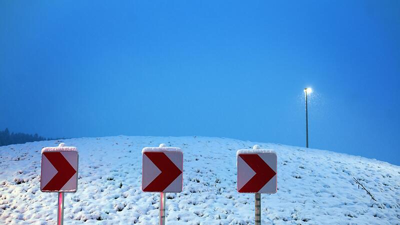 Neuschnee im S&uuml;den