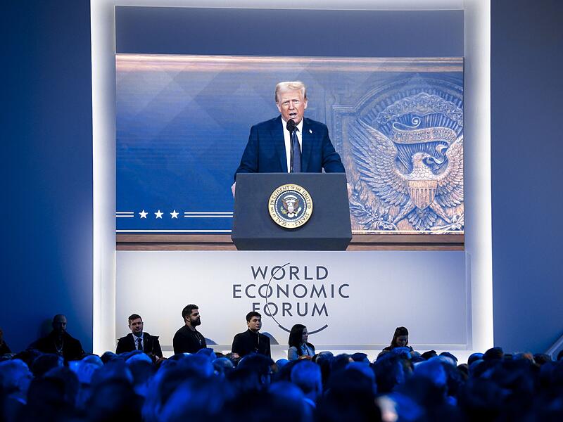 US-Pr&auml;sident Trump beim Weltwirtschaftsforum in Davos