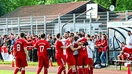 Jubel beim FC Neuenmarkt &uuml;ber das F&uuml;hrungstor.