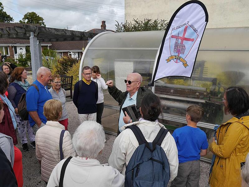 Brückenauer Delegation zur Städtepartnerschaft in Kirkham und Chester.