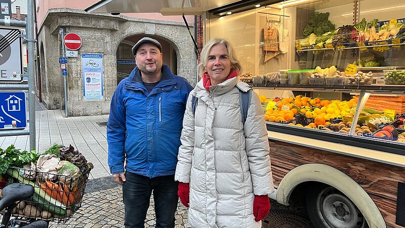Gr&uuml;ner Markt in Bad Kissingen