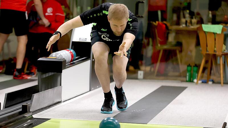 Patrick L&ouml;hr war mit 587 Kegeln bester Zeiler in Hirschau.
