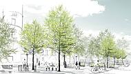 Mehr Grün, weniger Asphalt, mehr Aufenthaltsqualität: Der Ernstplatz in Coburg bekommt ein neues Gesicht.