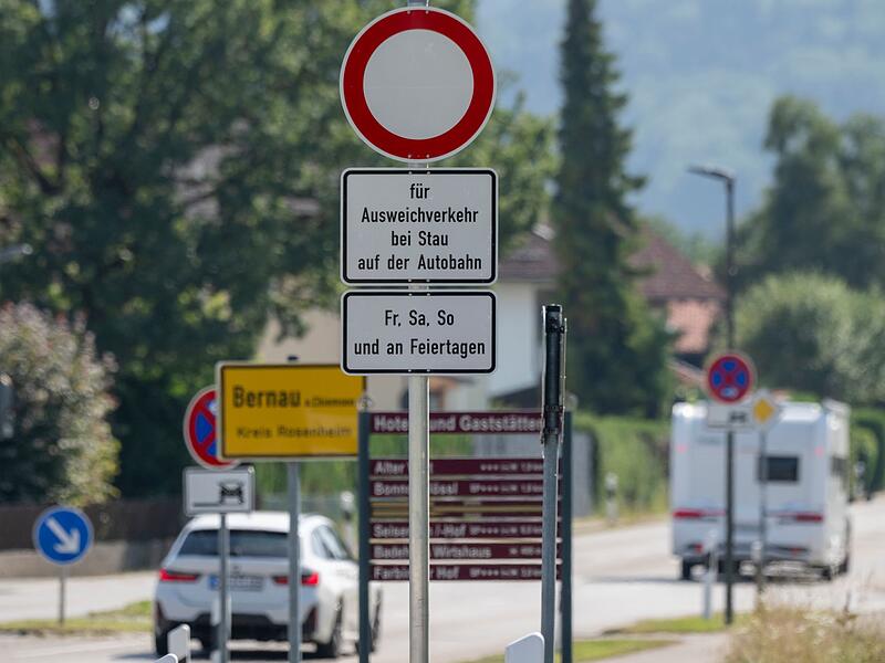 Durchfahrtsverbote f&uuml;r Ausweichverkehr bei Stau