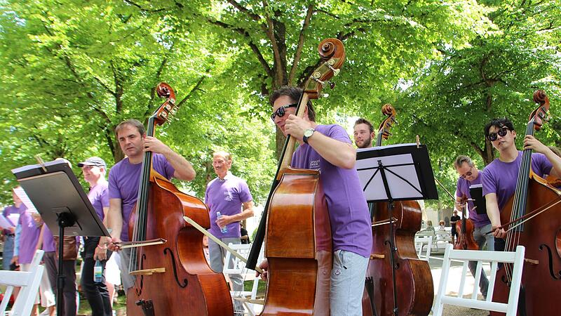 Impression vom Flashmob. Impression vom Flashmob.