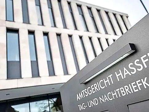 Das Amtsgericht in Ha&szlig;furt. Rene Ruprecht