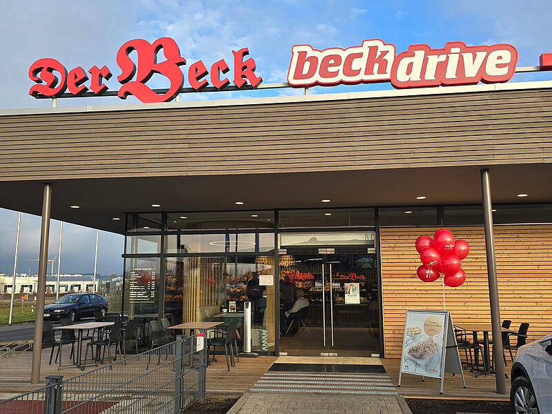 Der Beck von au&szlig;en im neuen Gewand.