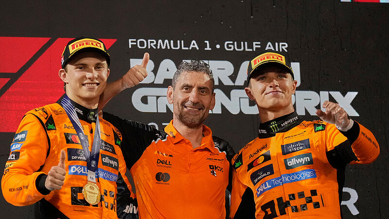 Jubelt McLarens Formel-1-Teamchef Andrea Stella bald in einem Polo-Shirt von Puma neben seinen Fahrern Oscar Piastri und Lando Norris?