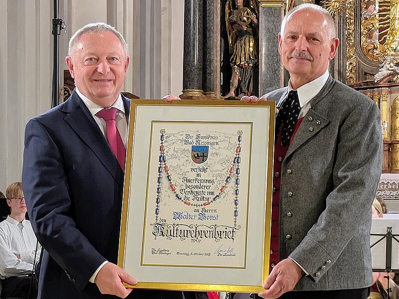 Walter Borst (Aschach), Leiter der Blaskapelle Aschach
