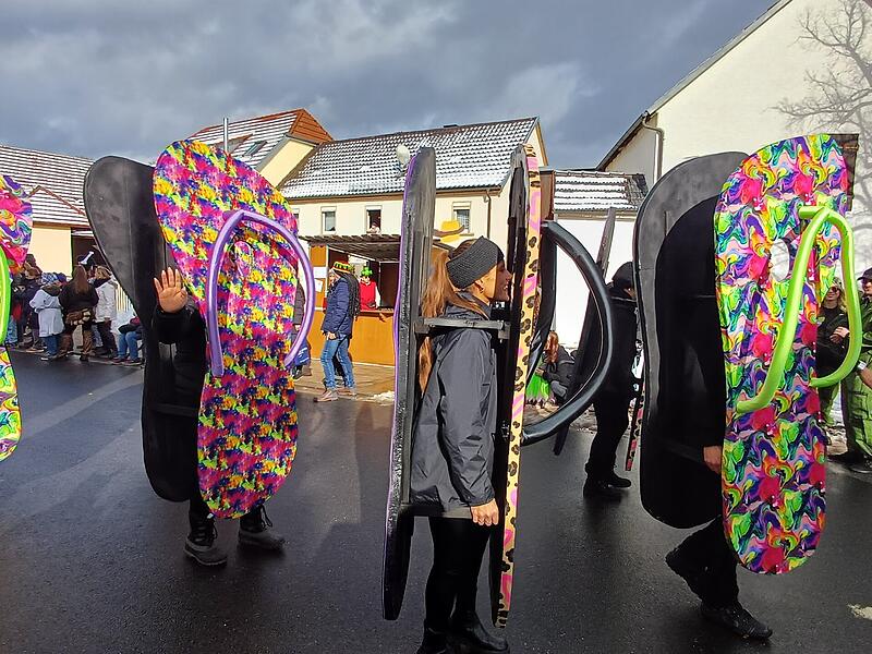 Rosenmontagszug in Aura