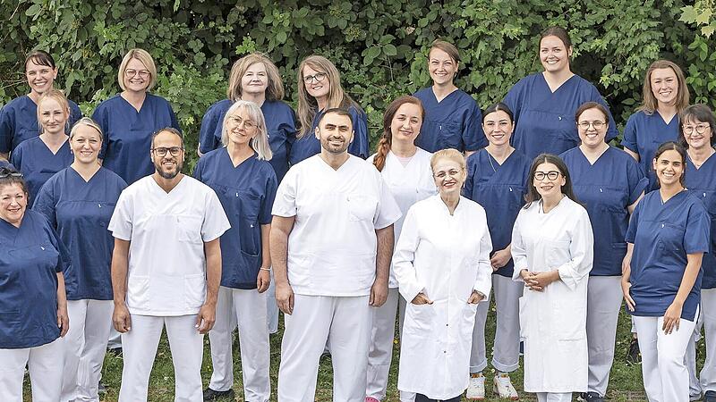 Sie stehen f&uuml;r das Prinzip der sanften Geburt &ndash; das Team der Gyn&auml;kologie und Geburtshilfe am Ha&szlig;furter Krankenhaus.