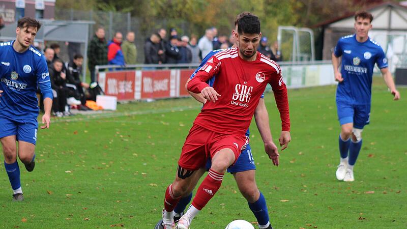 Sertan Sener (hier im Ausw&auml;rtsspiel in W&uuml;rzburg) sicherte dem FC Coburg in der Hinrunde den ersten Sieg der Bayernliga-Geschichte.