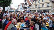 Auf dem Inneren Markt in Neunkirchen ist viel geboten.Forchheim & Fr&auml;nkische Schweiz