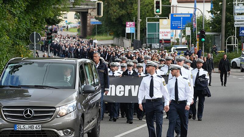 Trauerfeier für erschossenen Polizisten