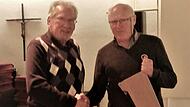 Reinhold Weber bedankte sich bei Werner Zurhake.