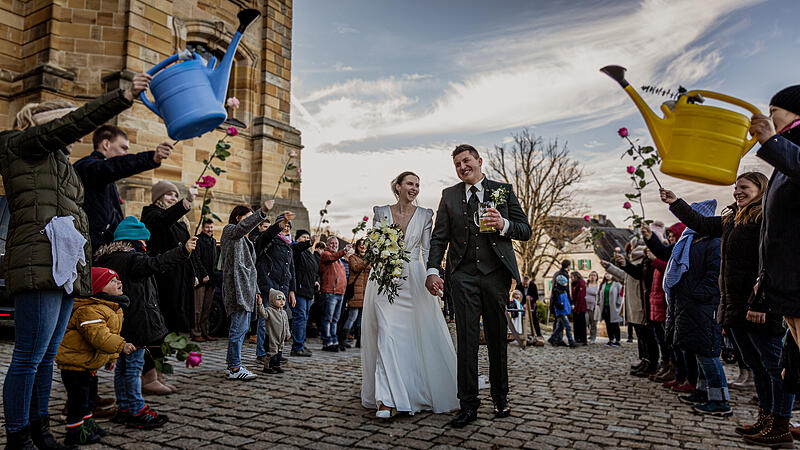 Viktor Porzelt und seine Frau Anastasia Porzelt-Ramin feierten im Januar ihre Liebe.