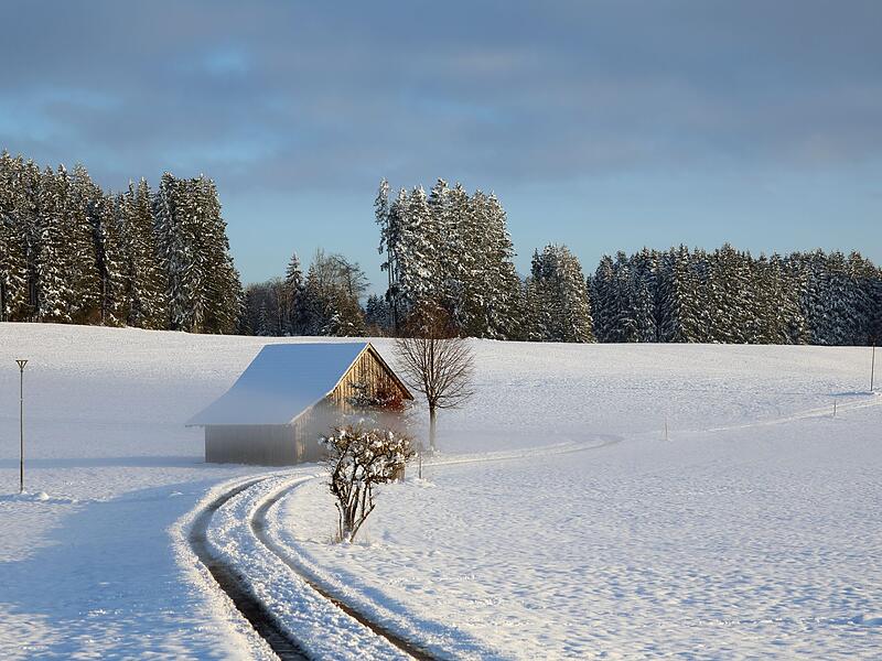 Abendliche Winterlandschaft Abendliche Winterlandschaft