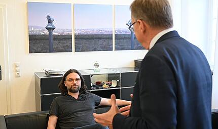 OB Andreas Starke und Florian Herrnleben OB Andreas Starke und Florian Herrnleben