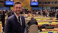 Marius Bittner im Zentrum der weltweiten Diplomatie.