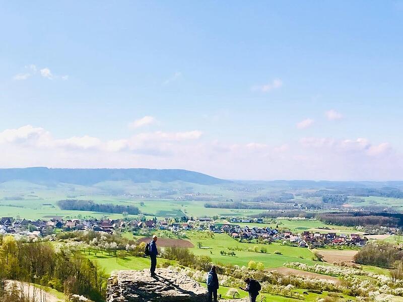 Auch in der Fr&auml;nkischen Schweiz gibt es viele sch&ouml;ne Aussichtspunkte.