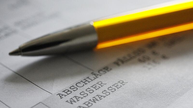 Kosten für Wasser und Abwasser