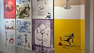 &bdquo;Enten, die sich in Raketen retten&ldquo; hei&szlig;t die Ausstellung, die sich dem Werk des K&uuml;nstlers Florian Satzinger widmet &ndash;  eine von mehreren beim Comicsalon in Erlangen.