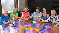 Das Organisationsteam des Lionsclubs hat die Vorbereitungen für das Weinfest m Griff und lädt die Bürger aus nah und fern ein. Von Links: Gerhard Kreß, Hans-Jürgen Heidenreich, Irene Häusler, Thomas Hawel, Josée Spénard-Kuhlow und Robert Koch. And... Das Organisationsteam des Lionsclubs hat die Vorbereitungen für das Weinfest m Griff und lädt die Bürger aus nah und fern ein. Von Links: Gerhard Kreß, Hans-Jürgen Heidenreich, Irene Häusler, Thomas Hawel, Josée Spénard-Kuhlow und Robert Koch. And...