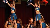 Die Cheerleadergruppe des TV Weismain begeisterte mit einem tollen Auftritt.