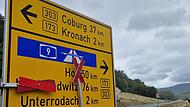 Die B 173 wird noch lange eine Baustelle sein.