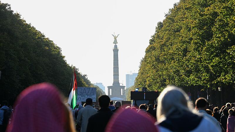 Demonstration für Gaza in Berlin